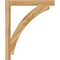 Ekena Millwork Thorton Block Rough Sawn Bracket, Western Red Cedar, 4"W x 38"D x 46"H BKT04X38X46THR05RWR - alternate 3